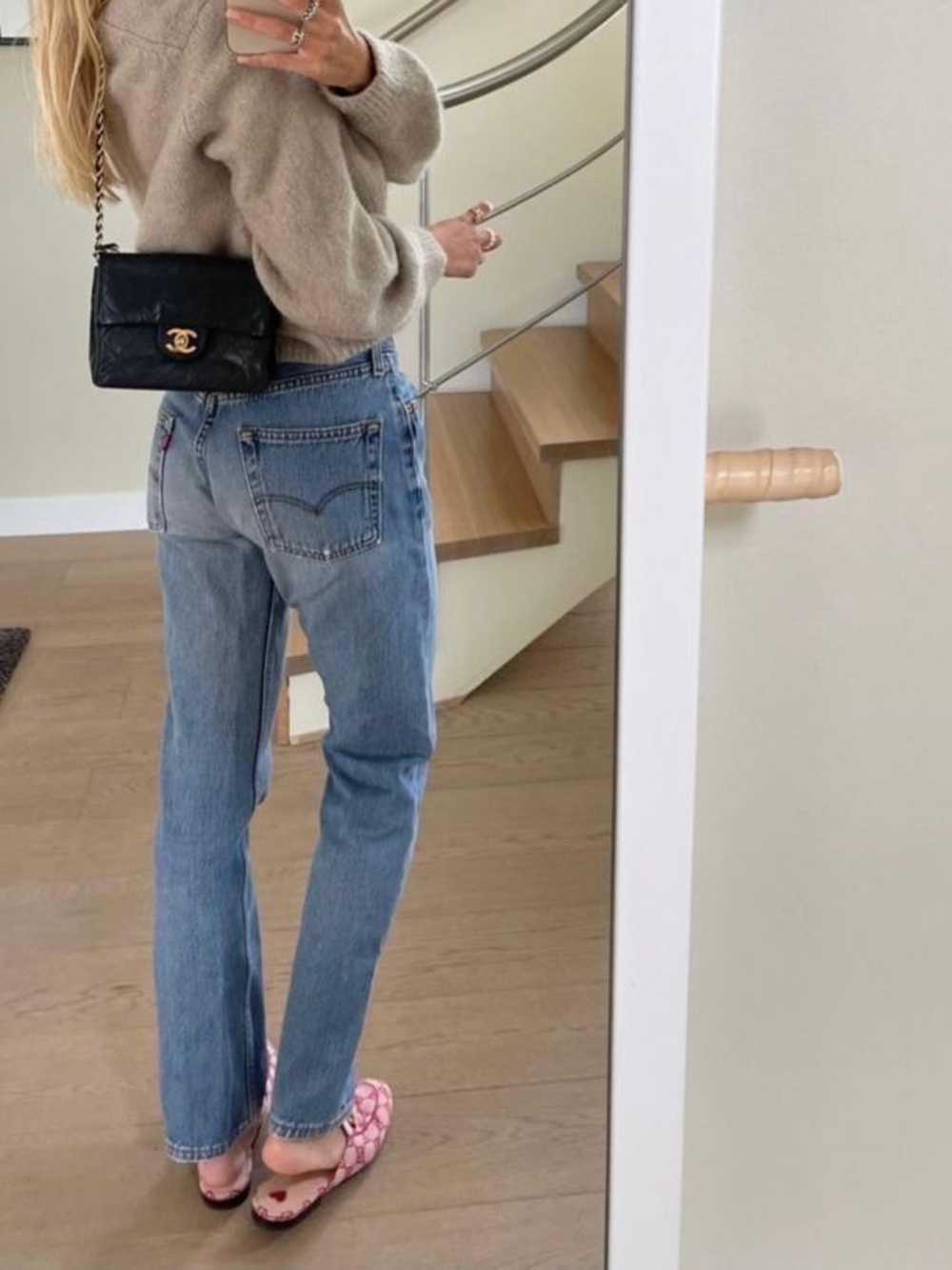 Levi's Classic Light Blue Straight Leg Jeans